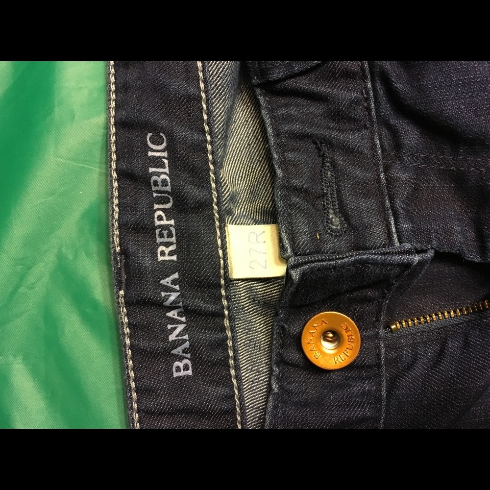 Banana republic dark jeans